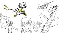 Cyclopes_Pilot_Man Drawn_By_Others VS airplane attack colour digital digital_sketch doodle pchat silly sketch spear starbomber109 sword weapon // 800x450 // 20.3KB